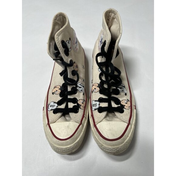 KITH x Converse Chuck Taylor All Star 70 Hi Sneakers in Disney Egret - Picture 3 of 8